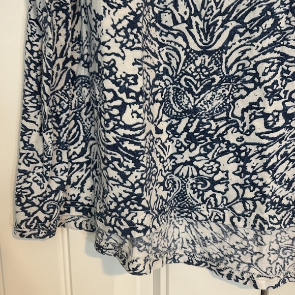 Blue and white t-shirt by Chaps in size 3X - Picture 7 of 13